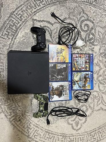 PS4 (Sony PlayStation 4): Игровая консоль Sony PlayStation 4 Slim объемом памяти 1 ТБ (черная) с — 2