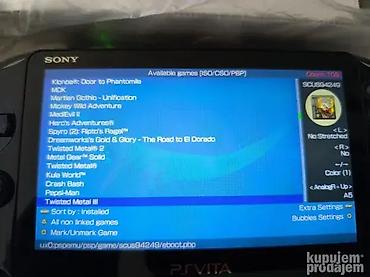 PS Vita (Sony Playstation Vita): 🎮 Sony PlayStation PS VITA Slim (PCH-2016) – odlično stanje Prodajem — 12