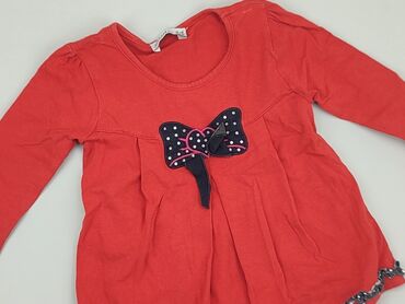 czarna bluzka z rozszerzanymi rękawami: Blouse, 3-4 years, 98-104 cm, condition - Good