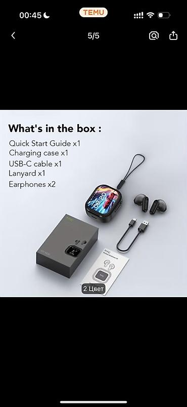 аккумулятор bluetooth: TWS simsiz qulaqlıq + displeyli şarj qabı - Ultra uzun batareya ömrü — 3