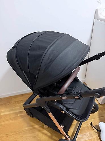 Kolica za bebe: Kolica za bebe – 2 u 1 (ram + korpa za novorođenče) - Elegantna crna — 14