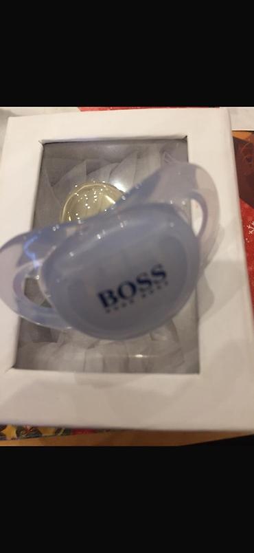Uşaqlar üçün digər mallar: Məhsul: HUGO BOSS uşaq əmziyi - Brend: BOSS (HUGO BOSS) - Rəng: Açıq — 1