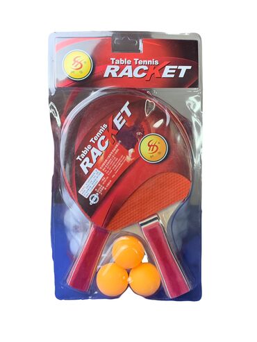 костюм из игры в кальмара: Ракетки для настольного тенниса + 3 мяча [ акция 50% ] - низкие цены