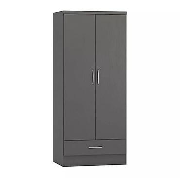 bulud mebel: Düz dolab, Yataq otağı üçün, Paltar üçün, Açılan, Korpuslu, 2 qapılı — 4
