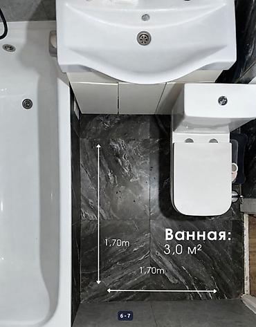 лумумбы: 1 комната, 36 м², Дордой Моторс рынок Элитка, 1 этаж, Евроремонт — 4