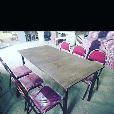 Sifarişlə restoran üçün masa və oturacaq dəstləri: Maaa ve otracaqlar teqdim edirik sizlere 98 azndan başlayan — 5