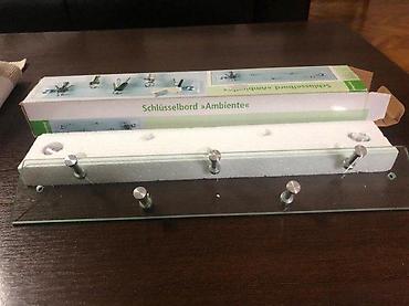 Ostali nameštaj: Zidni držač za ključeve “Schlüsselbord Ambiente” - Elegantna staklena — 7