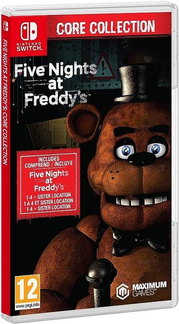 security: Nintendo switch five nights at freddys security breach core collection