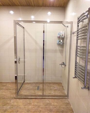 Duş kabinaları, arakəsmələr: Yeni Üstü açıq kabina, Düzbucaqlı, Ödənişli çatdırılma — 11