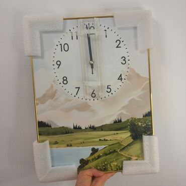 Часы для дома: Настенные часы-картины - Формат: прямоугольные панели с часовым — 10