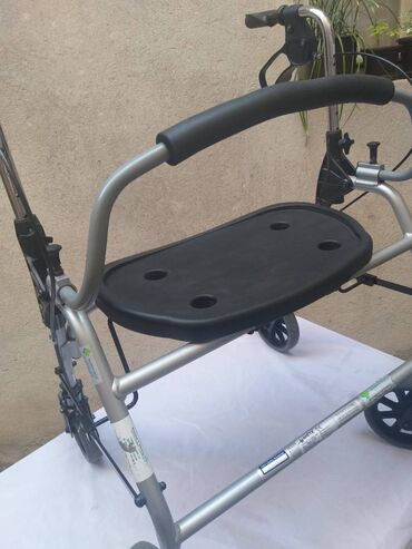 Hodalice, štake, štapovi za hodanje, kolica za hodanje: Nemacka aluminijumska XXXL hodalica-setalica, rolator sa 4 tocka — 7