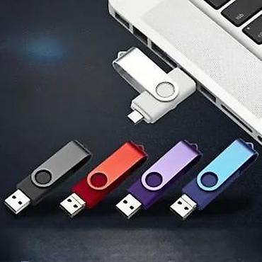Hard diskovi, eksterni diskovi: USB flash memorija(dvostruki-USB i C ulaz)64GB NOVO. DUALNA FLEŠ — 10
