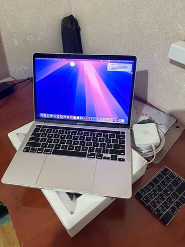 купить поко ф6 про в бишкеке: Ноутбук, Apple, 8 ГБ ОЗУ, Apple M1, 13.3 ", Б/у, Для работы, учебы, память SSD
