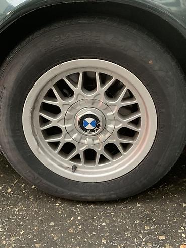 Disk təkərlər: BMW orijinal yüngül lehimli disk + şin dəsti r15 tekeleri yaxsidi — 3