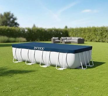 gorionici na plin: Intex prekrivač za bazene sa metalnom konstrukcijom, prečnik 305 cm. 🔹 — 1