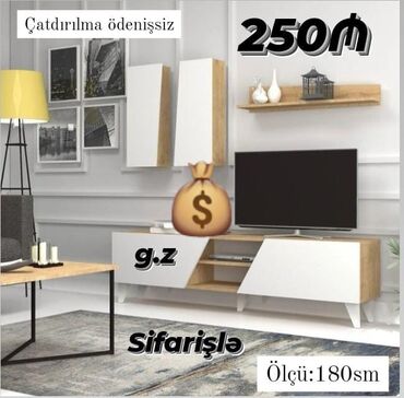 TV altlığı: TV stend rəng seçimi var