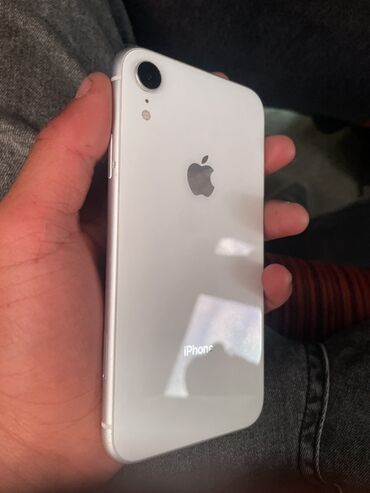 кадамжай телефон: IPhone Xr, 128 ГБ, Белый