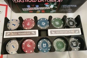 Društvene igre: Texas Hold em poker 200 cipova Teksas poker SET Dobijate zeleno — 8