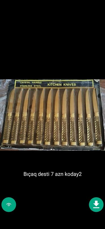 Bıçaqlar: Biçaqlar Qasiqlar cengeller desdler Şekillerde qiymətlər məlumatlar — 2