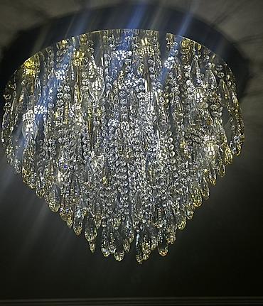lyustralar: Led Çılçıraq, 4 və daha çox lampa, Xrustal — 2