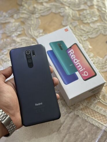 Информатика: Xiaomi Redmi 9 modeli smartfon, ideal vəziyyətdədi ustada qəti