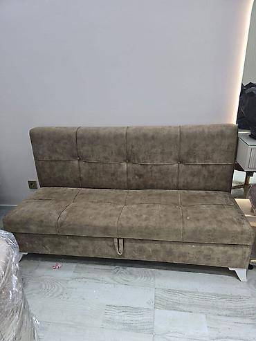 Çevrilə bilən divan – praktik və rahat - Model: üçoturacaqlı, arxa