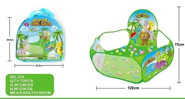 Bazen DOBA DINOSAURUSA Uzrast: 3g+ Materijal: polyester Dimenzije