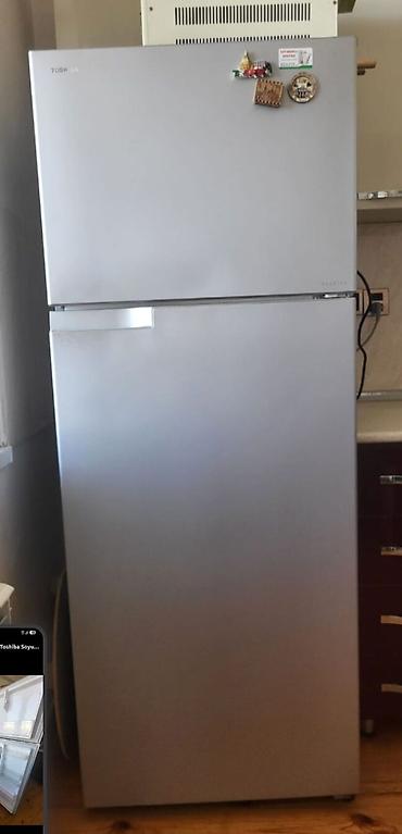 İşlənmiş 2 qapılı Toshiba Soyuducu Satılır, rəng - Boz