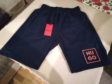 boss pantalone: Šorcevi Hugo Boss, 2XL (EU 44), 3XL (EU 46), bоја - Tamnoplava