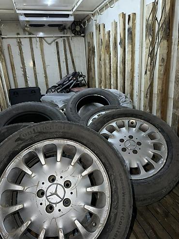 эндро мото: Колеса в сборе 225 / 55 / R 16, Всесезонная, Б/у, Комплект, Легковые, Литые, отверстий - 5 — 1