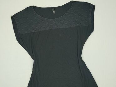 długi czarne t shirty: T-shirt, M, stan - Dobry