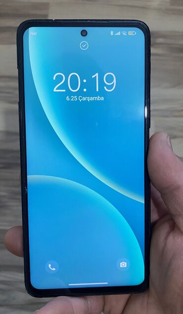telfonlar gence: Poco X3 NFC, 128 GB, rəng - Göy, Barmaq izi, Face ID