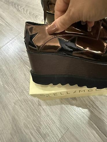 Tuflilər: Stella McCartney platform ayaqqabıları Originaldi baha alinib rengi — 7