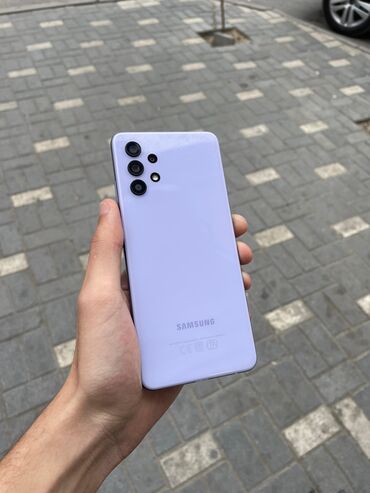 Samsung: Samsung Galaxy A32, 64 GB, rəng - Ağ, Barmaq izi, İki sim kartlı, Face ID