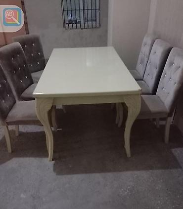 6 Masa desti 6 stulla.qiymet 220 man.masa acilmir.unvan lalafo.az -da 6 Masa desti 6 stulla.qiymet 220 man.masa acilmir.unvan
