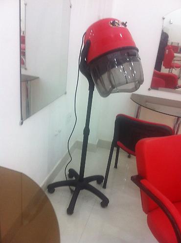 Salon, tibbi mebel: Gözəllik salonu üçün mebel dəsti - Rəng: qırmızı (xrom detallar və — 7