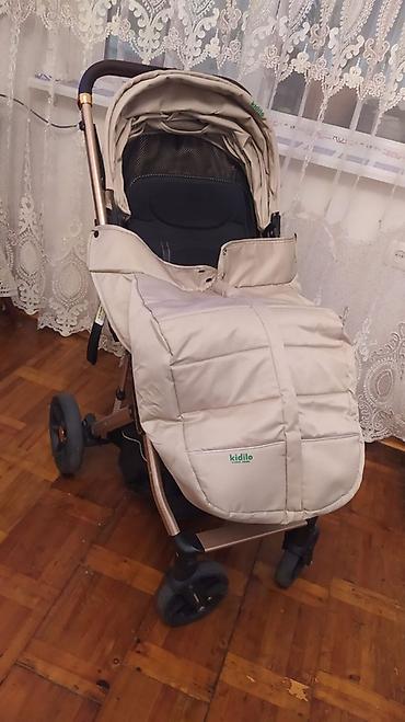 kidilo коляска 3 в 1: Классическая прогулочная коляска, Kidilo, Б/у — 2