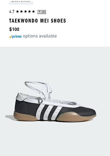 baletka: Baletkalar, Adidas, Ölçü: 37, rəng - Qara, Yeni — 5