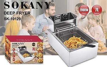 baking oven: Фритюрница SOKANY SK-10129 - Мощность: 2000 Вт — быстрый разогрев и — 1
