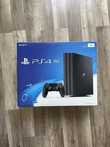 ps 4 diskləri: Sony PlayStation 4 Pro – 1TB (Jet Black) - Rəsmən PS4 Pro modeli — 4