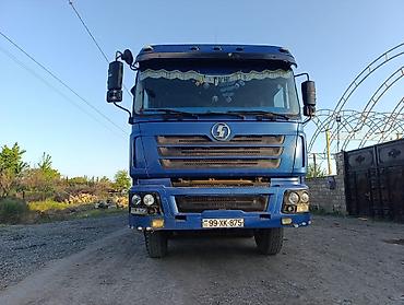vaz 2106 mostu: Şacman (Shacman) 8x4 ağırtonnajlı samosval - Gövdə: mavi, yüksək — 4