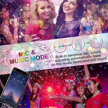 Rasveta: Bluetooth LED muzički Kontrolor dvostrukih izlaza za telefon. DC 5V — 5