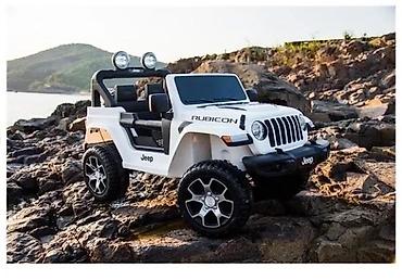 Sve za decu: Električni dečji džip – beli off-road model sa 2 sedišta - — 3