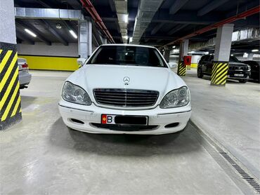 мерседес cls 63 amg цена бишкек: Белый Mercedes-Benz S-500 лонг. 2001 года выпуска. Японец. Один