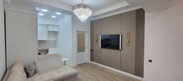 2 бөлмө, 45 кв. м, Элитка, 13 кабат, Дизайнердик ремонт