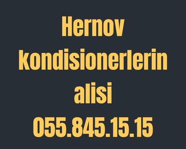 Kondisionerlər: Hernov kondisionerlerin aliwi