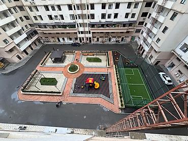 soyuq asfalt: Mənzillərin yerləşdiyi müasir yaşayış kompleksinin abadlaşdırılmış — 6