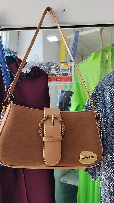 hamam ucun aksessuarlar: Qadın çiyin çantası – boutique.asli - Rəng: karamel/qəhvəyi - — 1