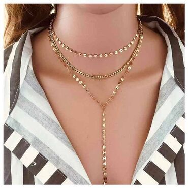 жемчуг ожерелье: Колье, мульти - цепочка, ожерелье, украшение на шею для женщин