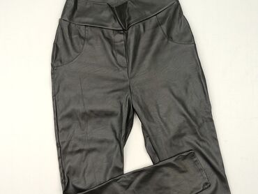 Women's Clothing: Leggings Eco-leather for women, Size M (EU 38)